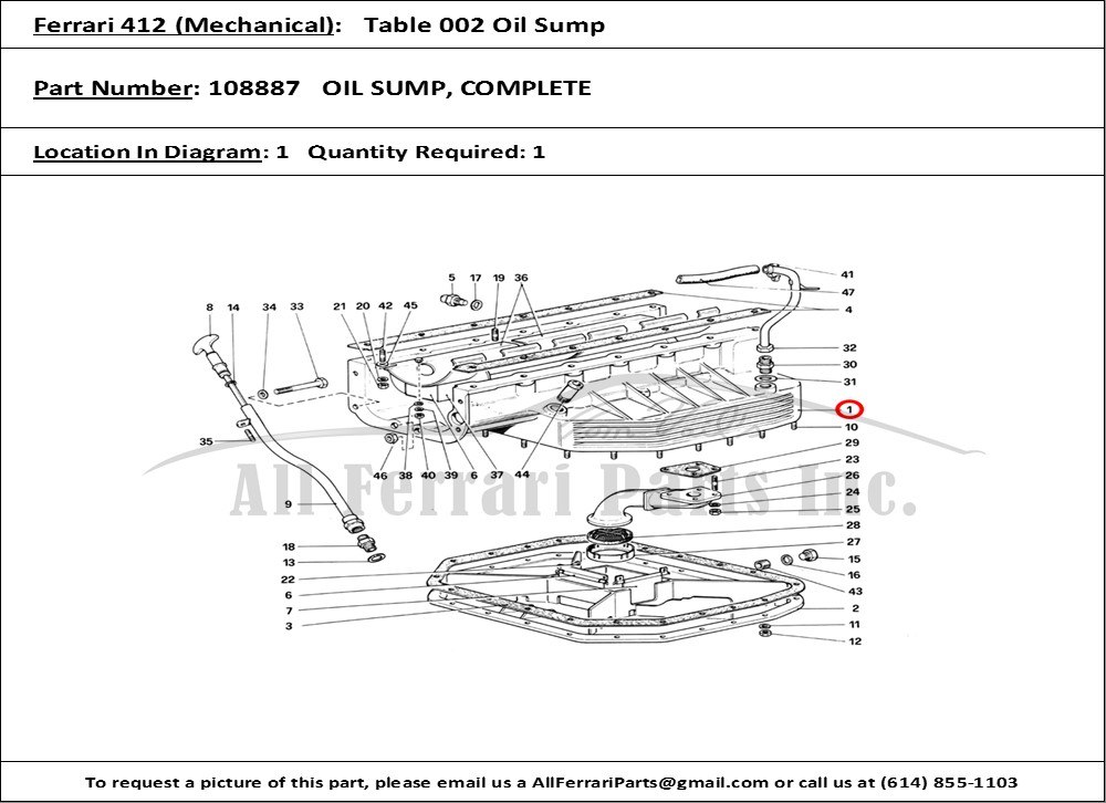 Ferrari Part 108887