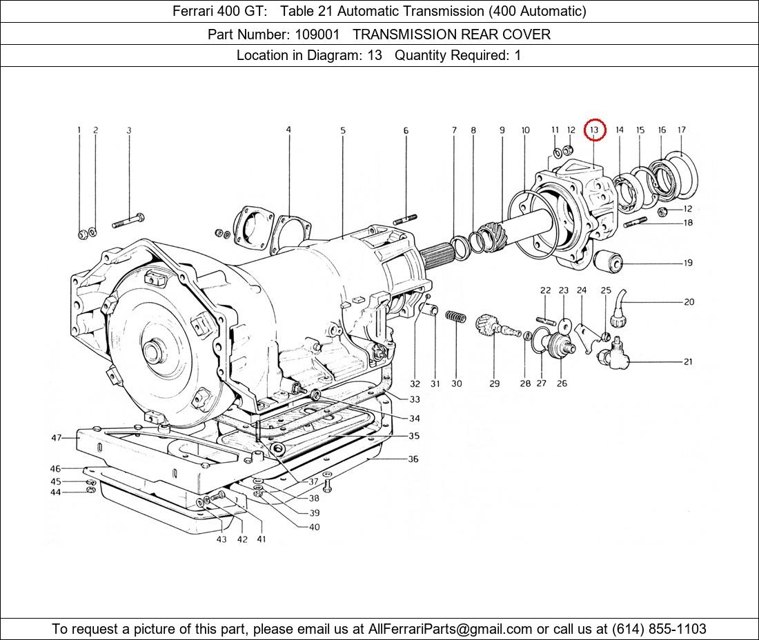 Ferrari Part 109001