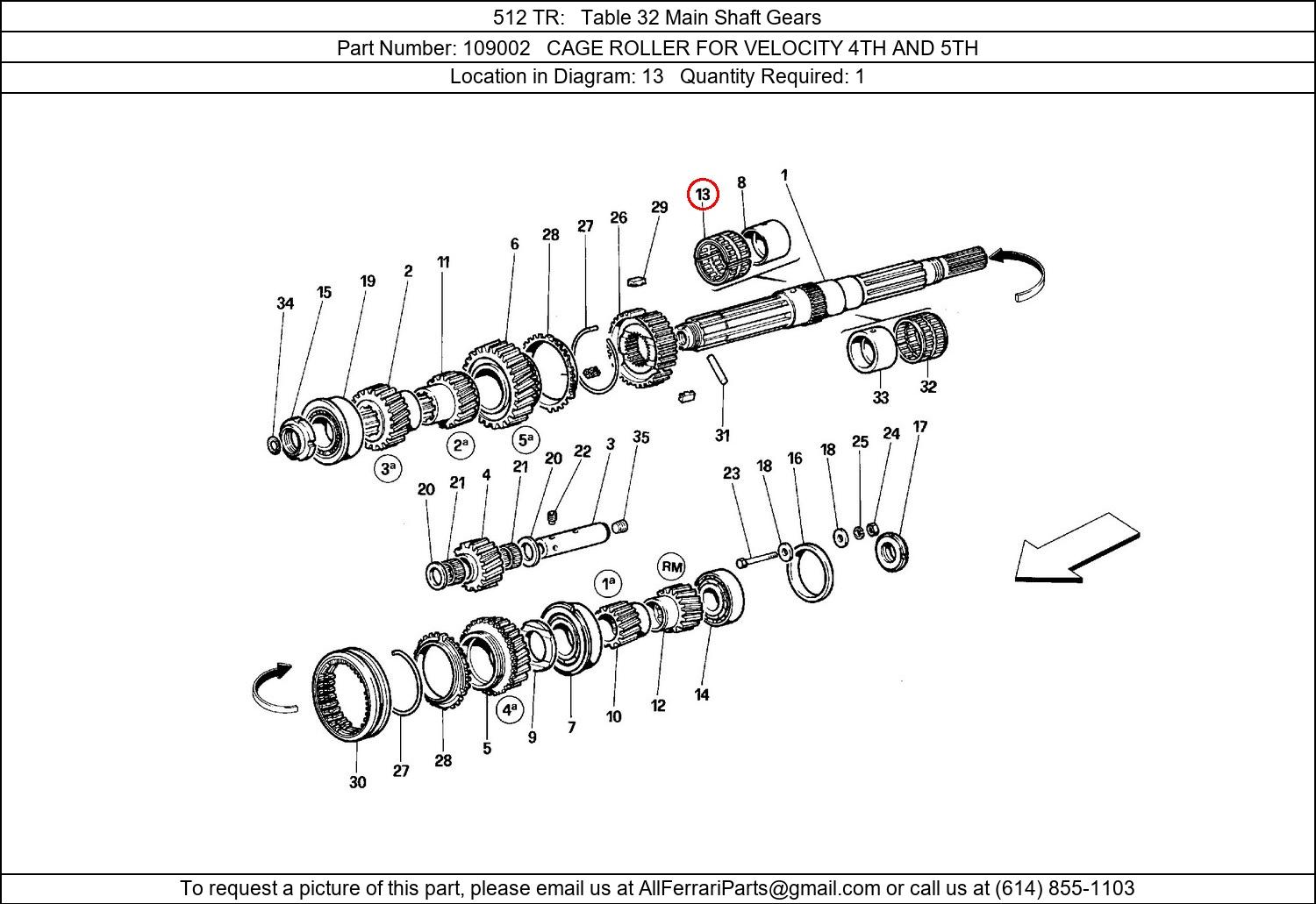 Ferrari Part 109002