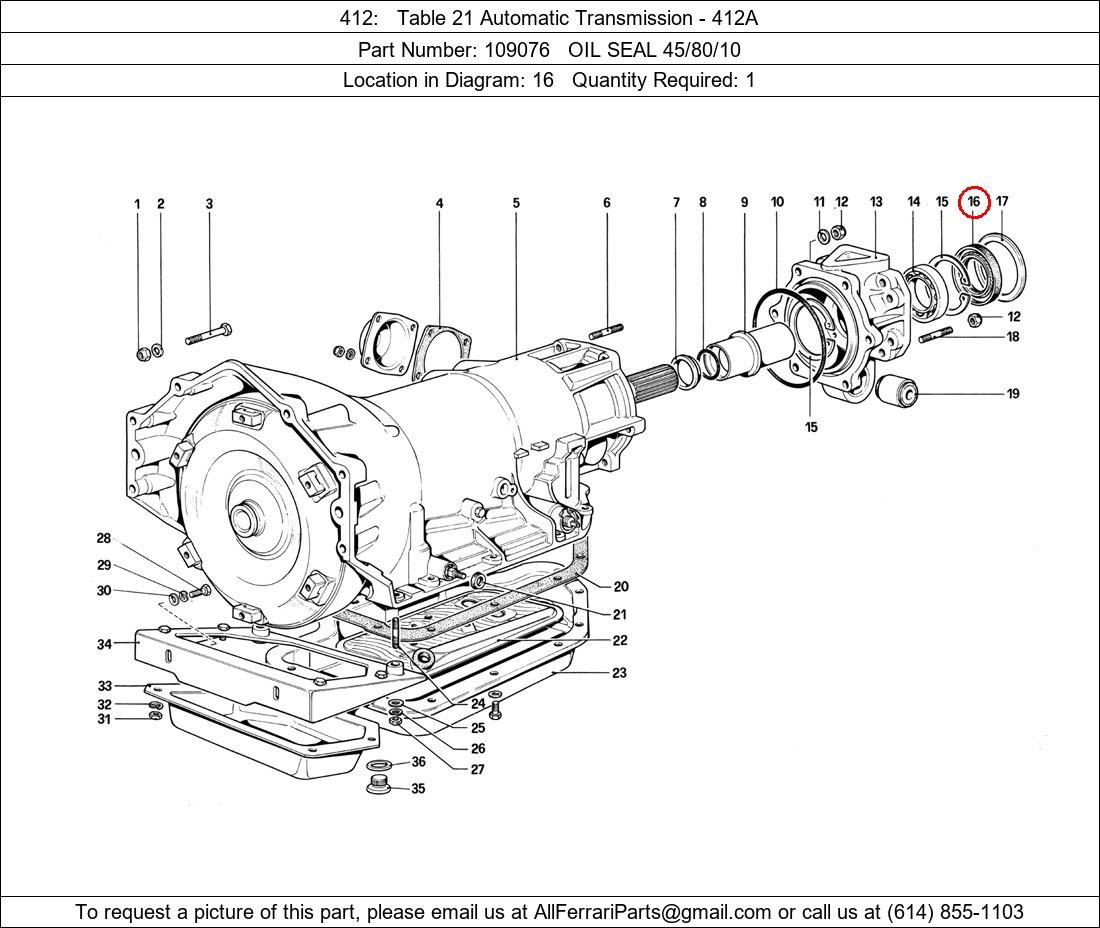 Ferrari Part 109076