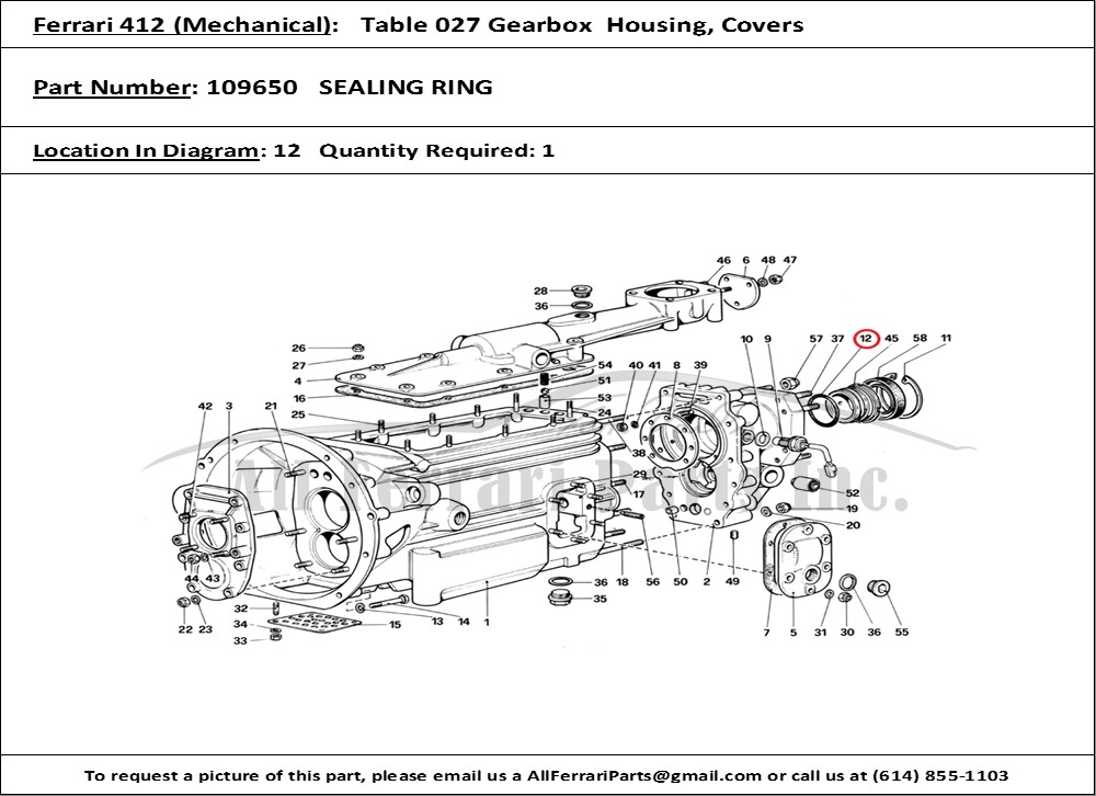 Ferrari Part 109650