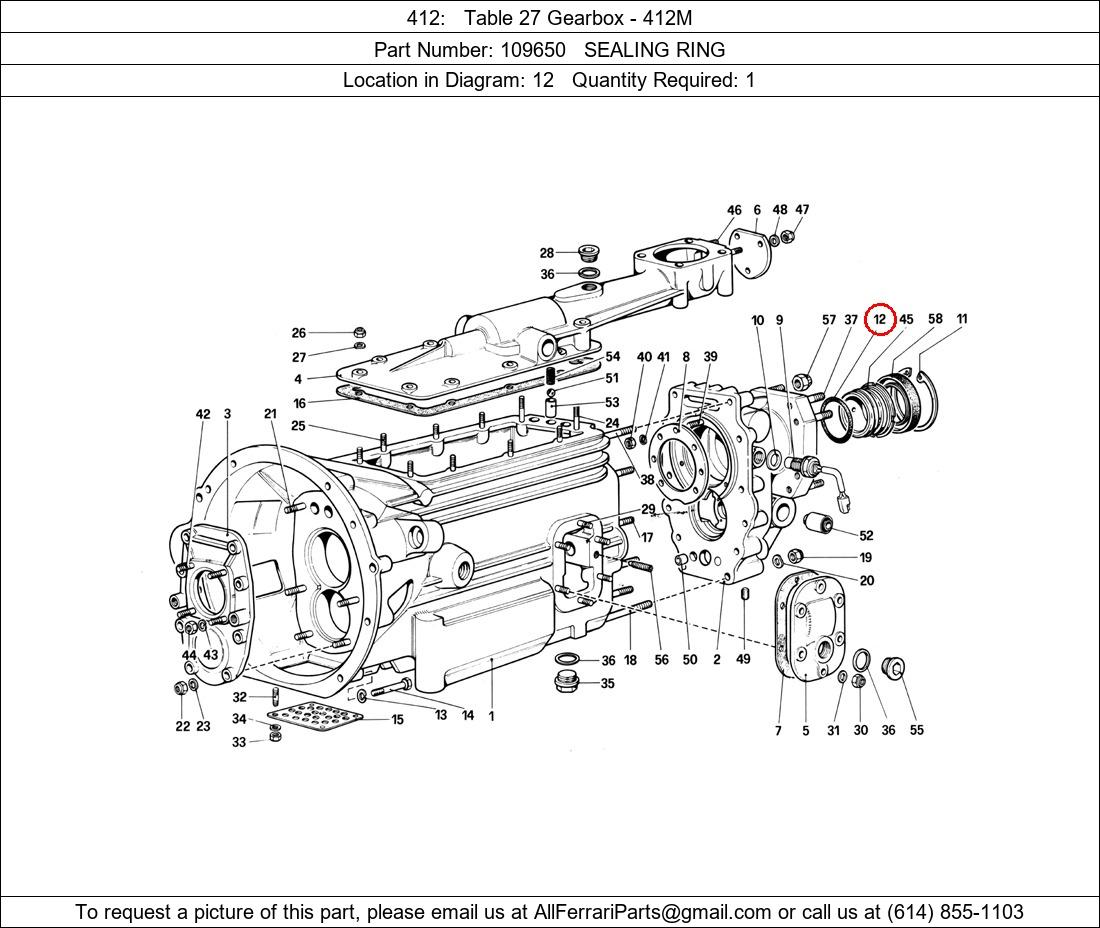 Ferrari Part 109650