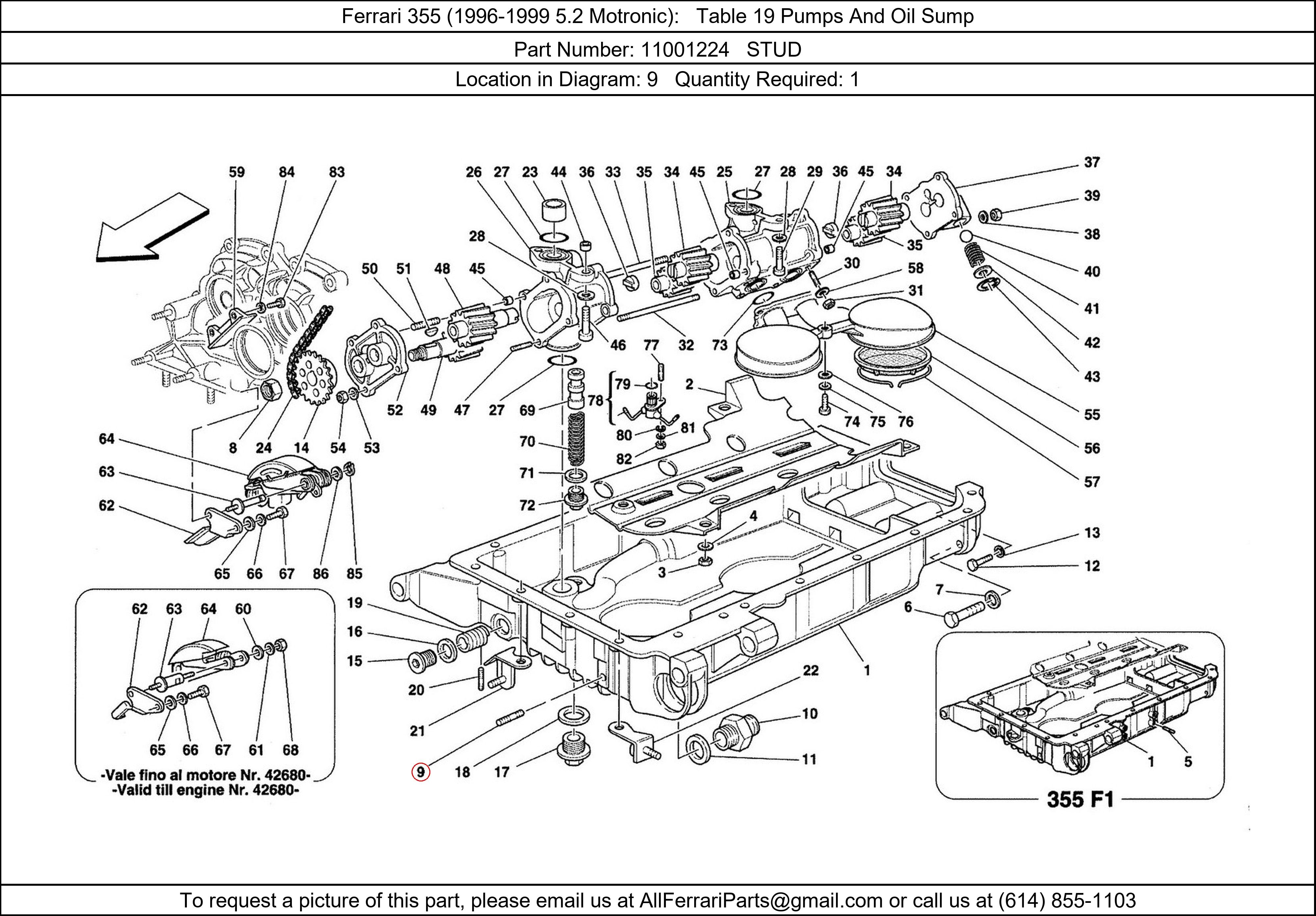 Ferrari Part 11001224