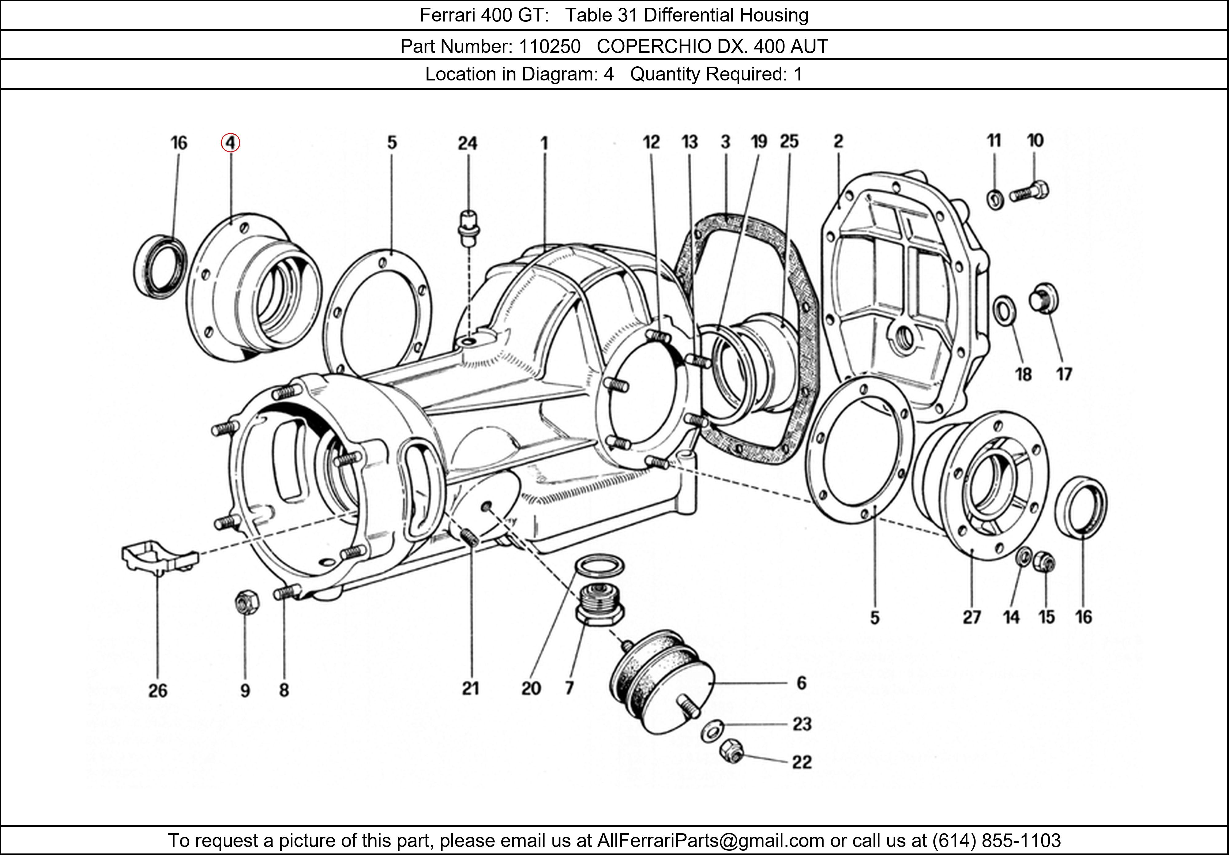 Ferrari Part 110250