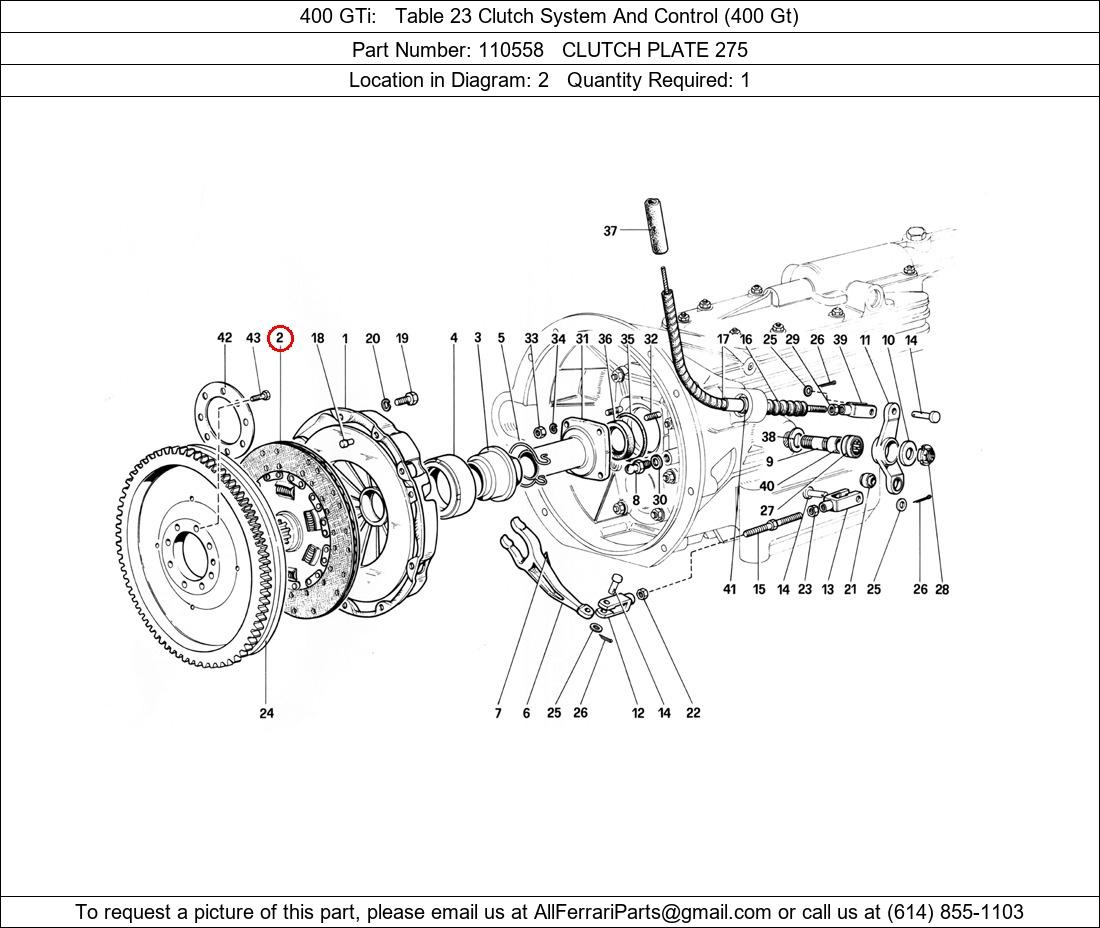 Ferrari Part 110558