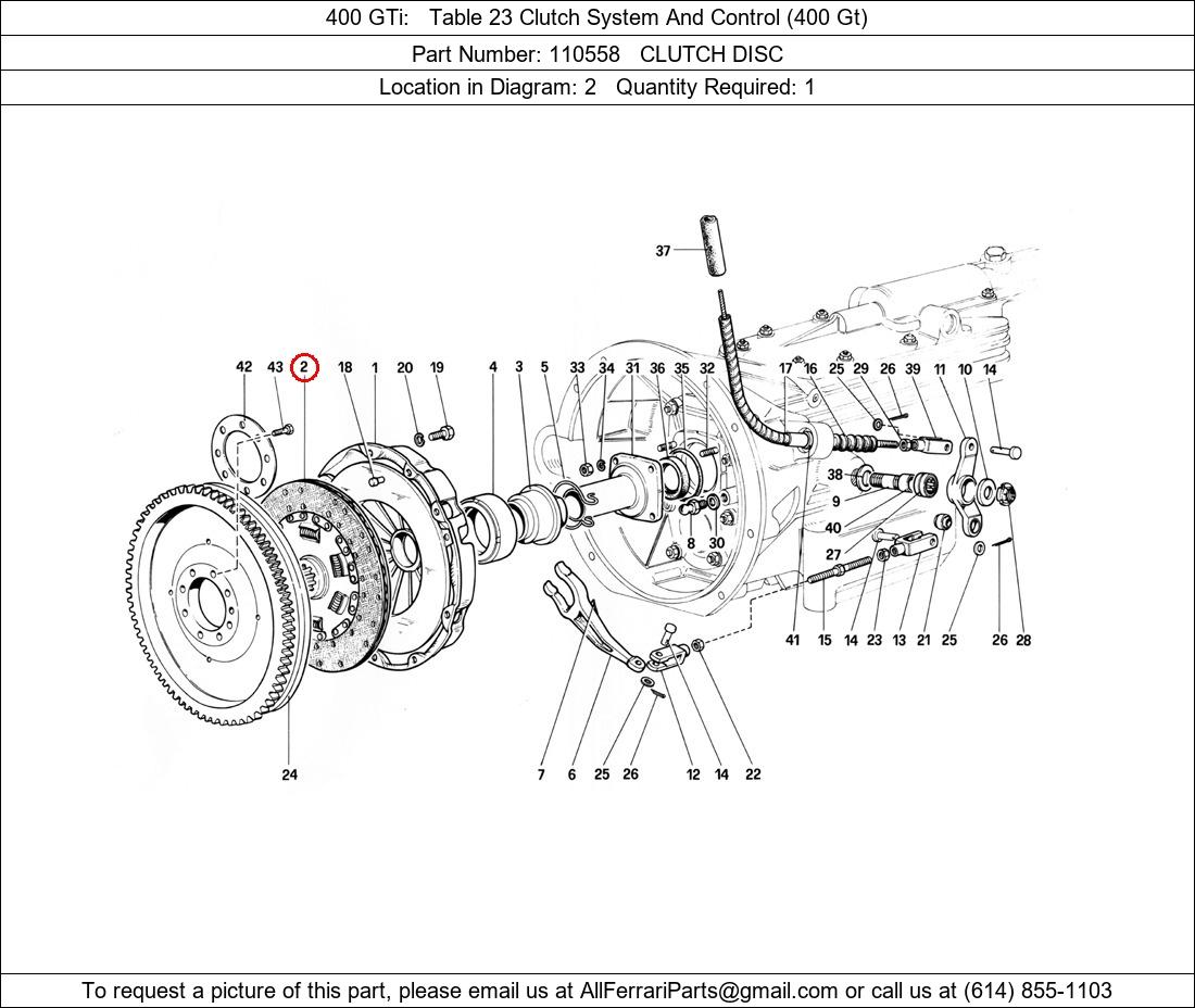 Ferrari Part 110558