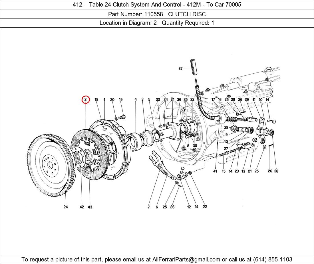 Ferrari Part 110558