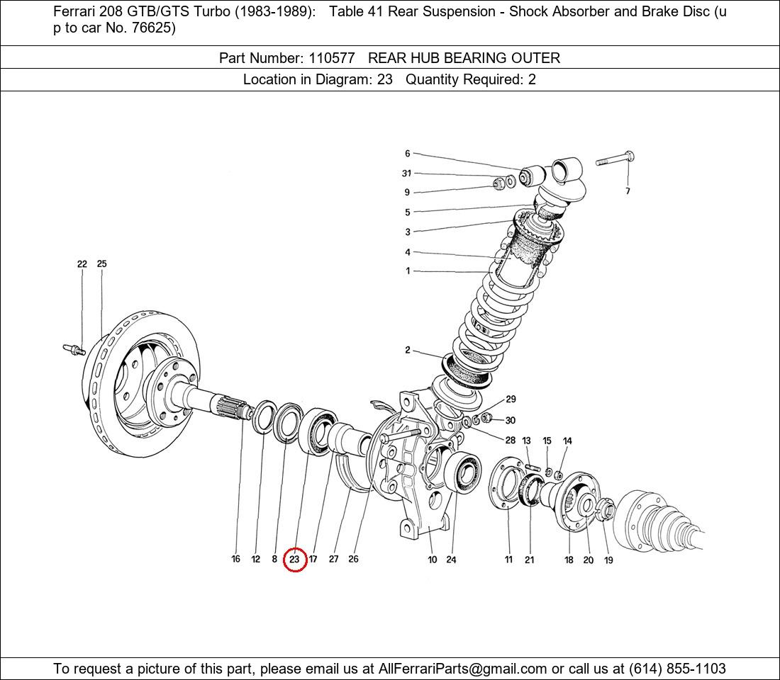 Ferrari Part 110577