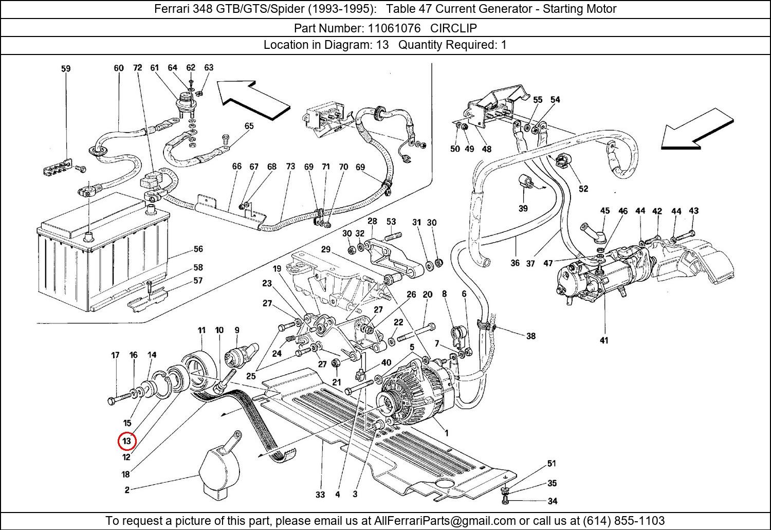 Ferrari Part 11061076