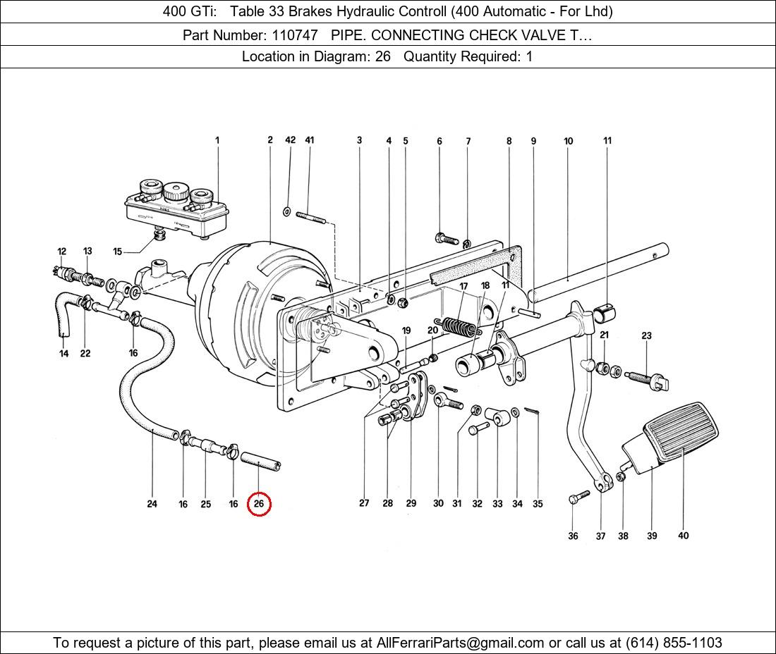 Ferrari Part 110747