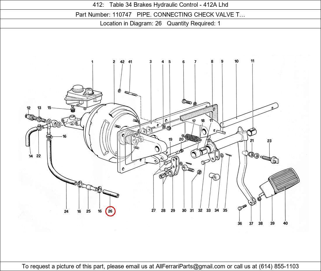 Ferrari Part 110747