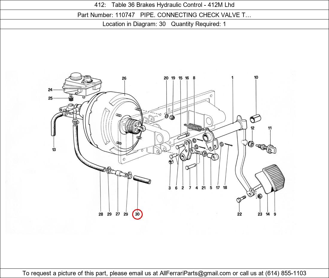 Ferrari Part 110747