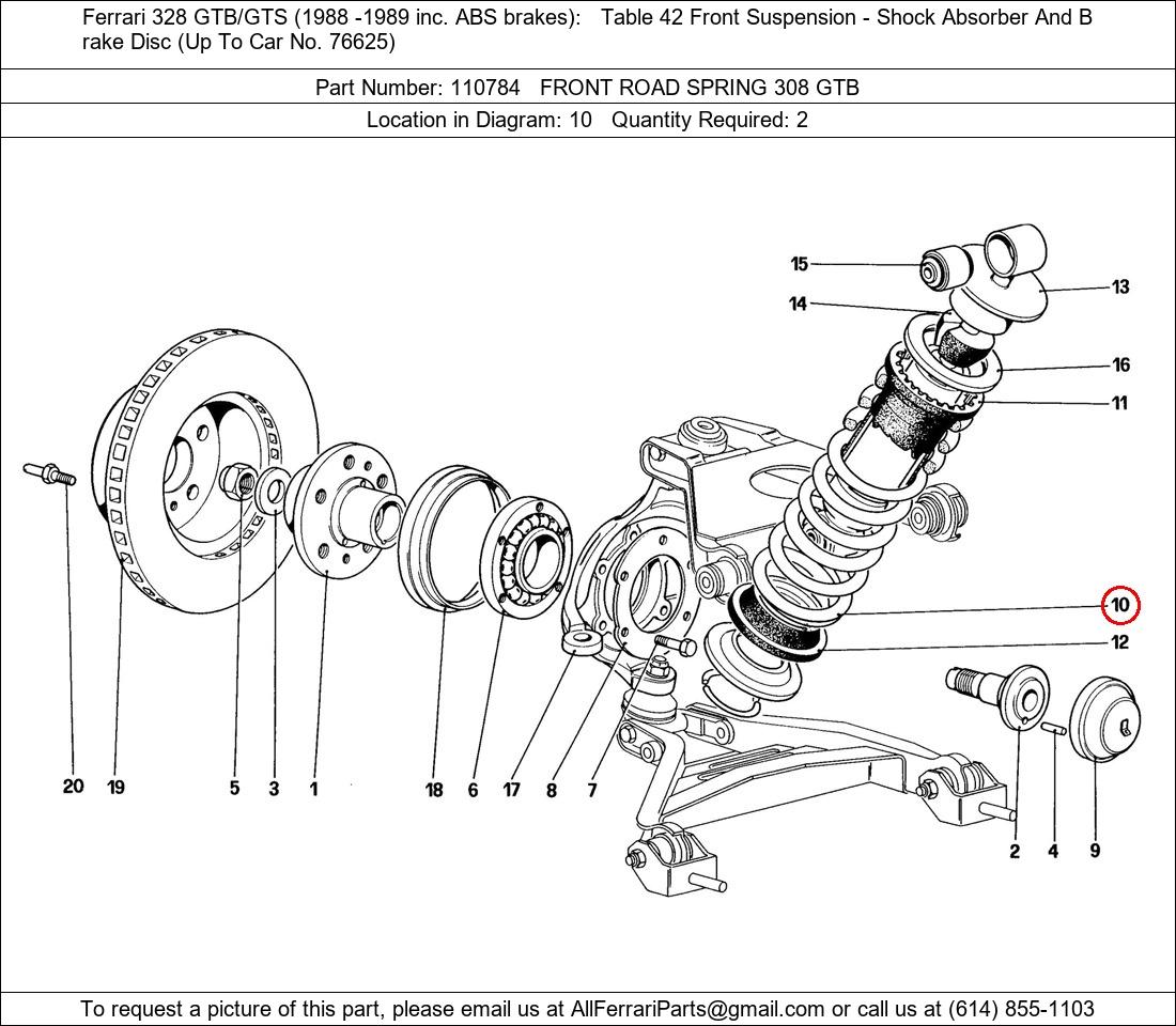 Ferrari Part 110784