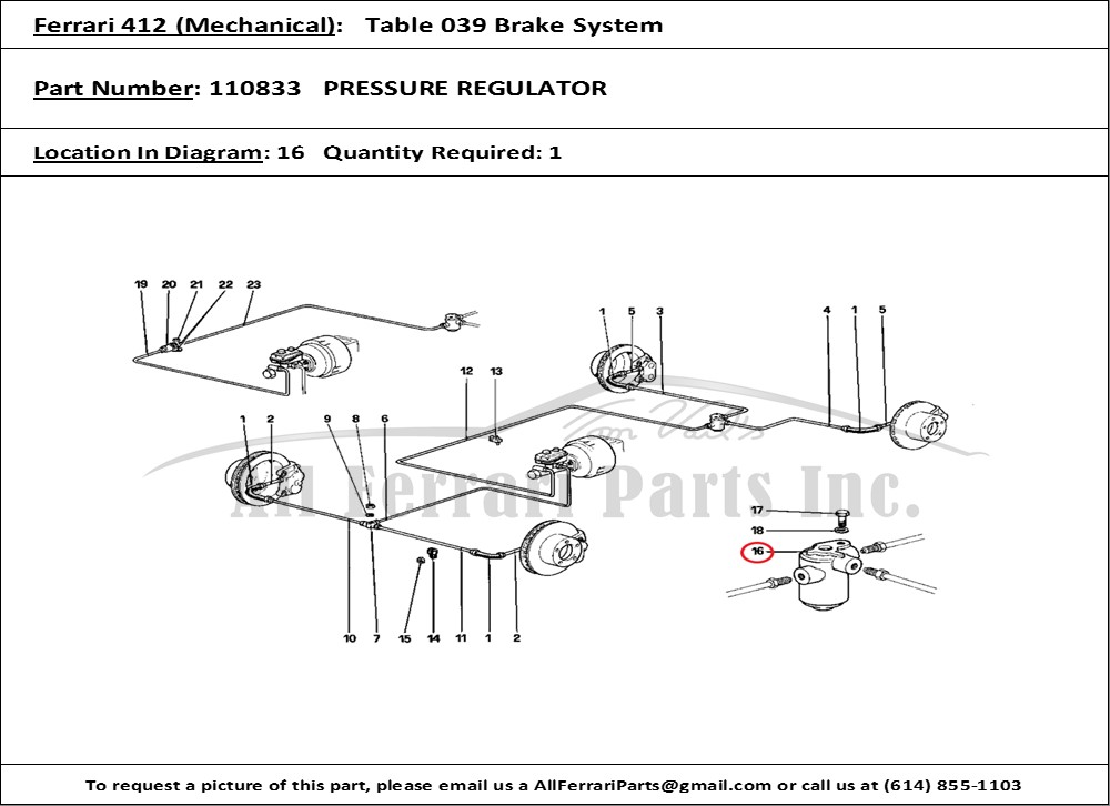 Ferrari Part 110833