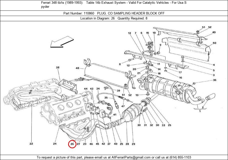 Ferrari Part 110860