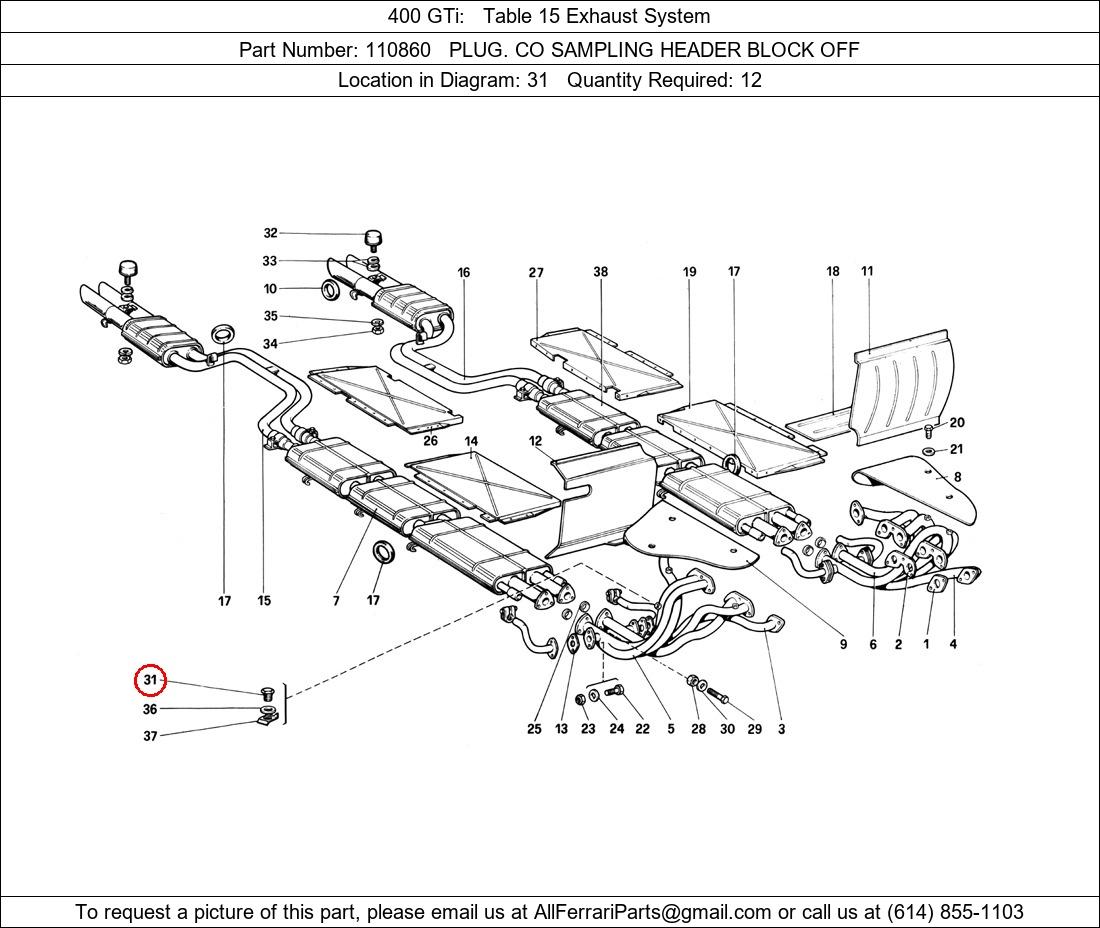 Ferrari Part 110860