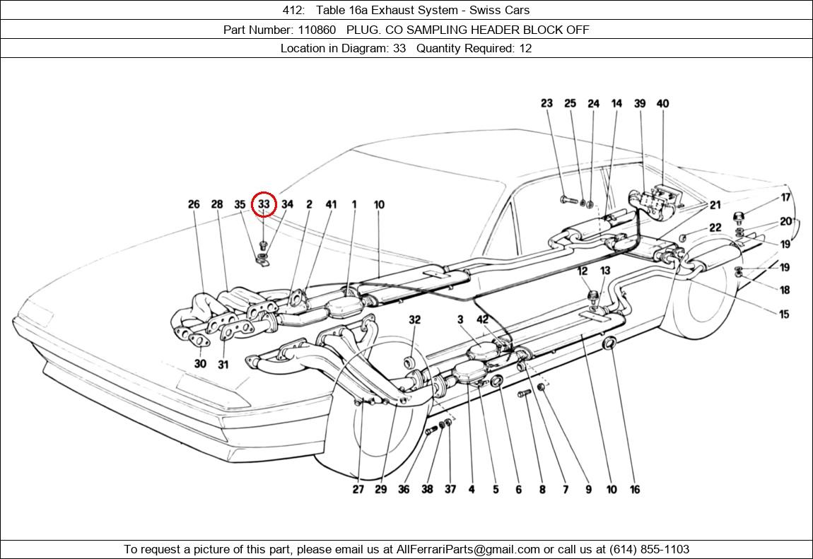 Ferrari Part 110860