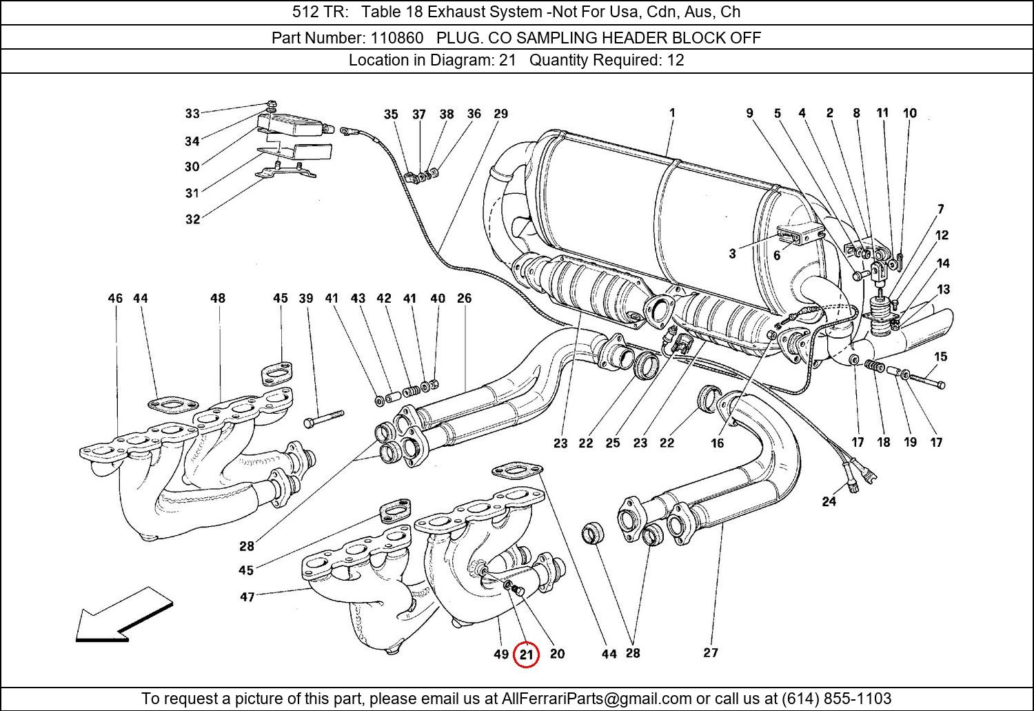 Ferrari Part 110860