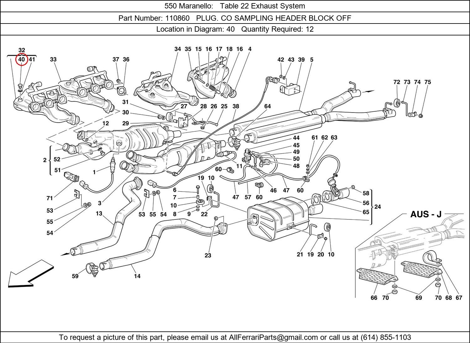 Ferrari Part 110860