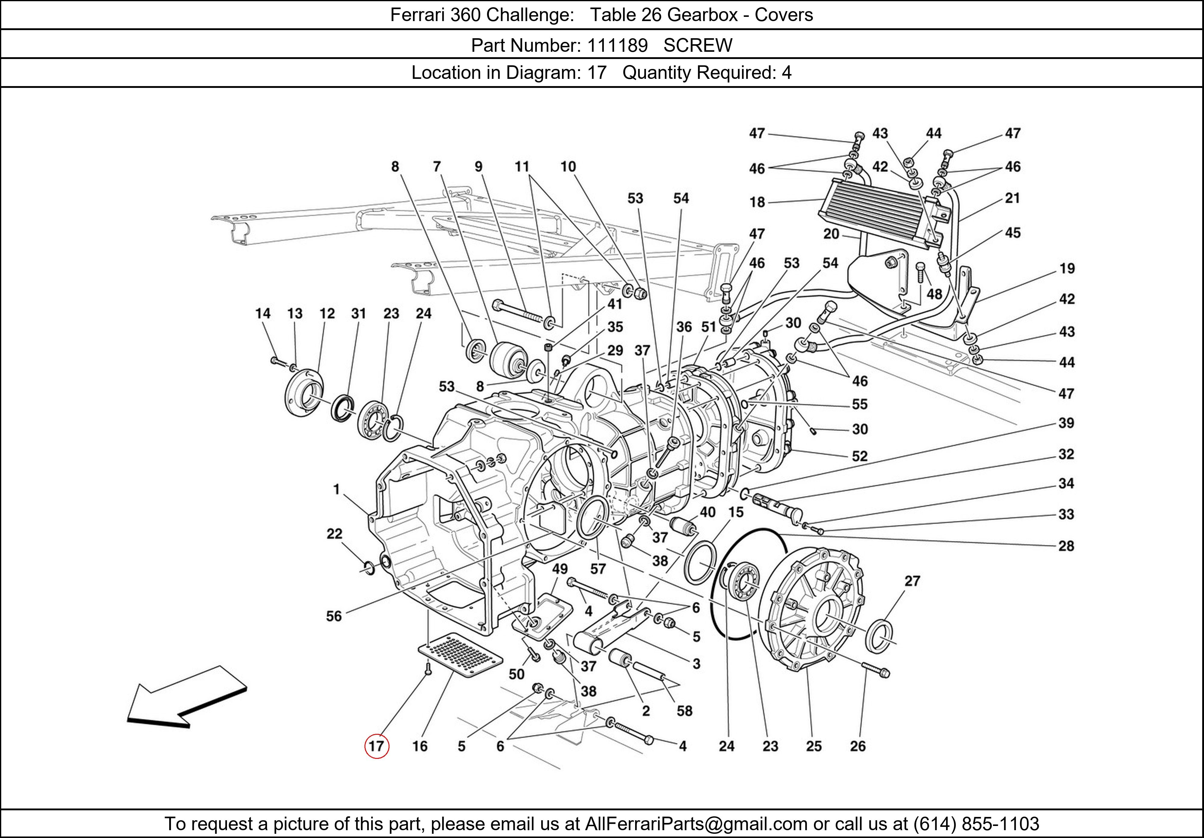 Ferrari Part 111189