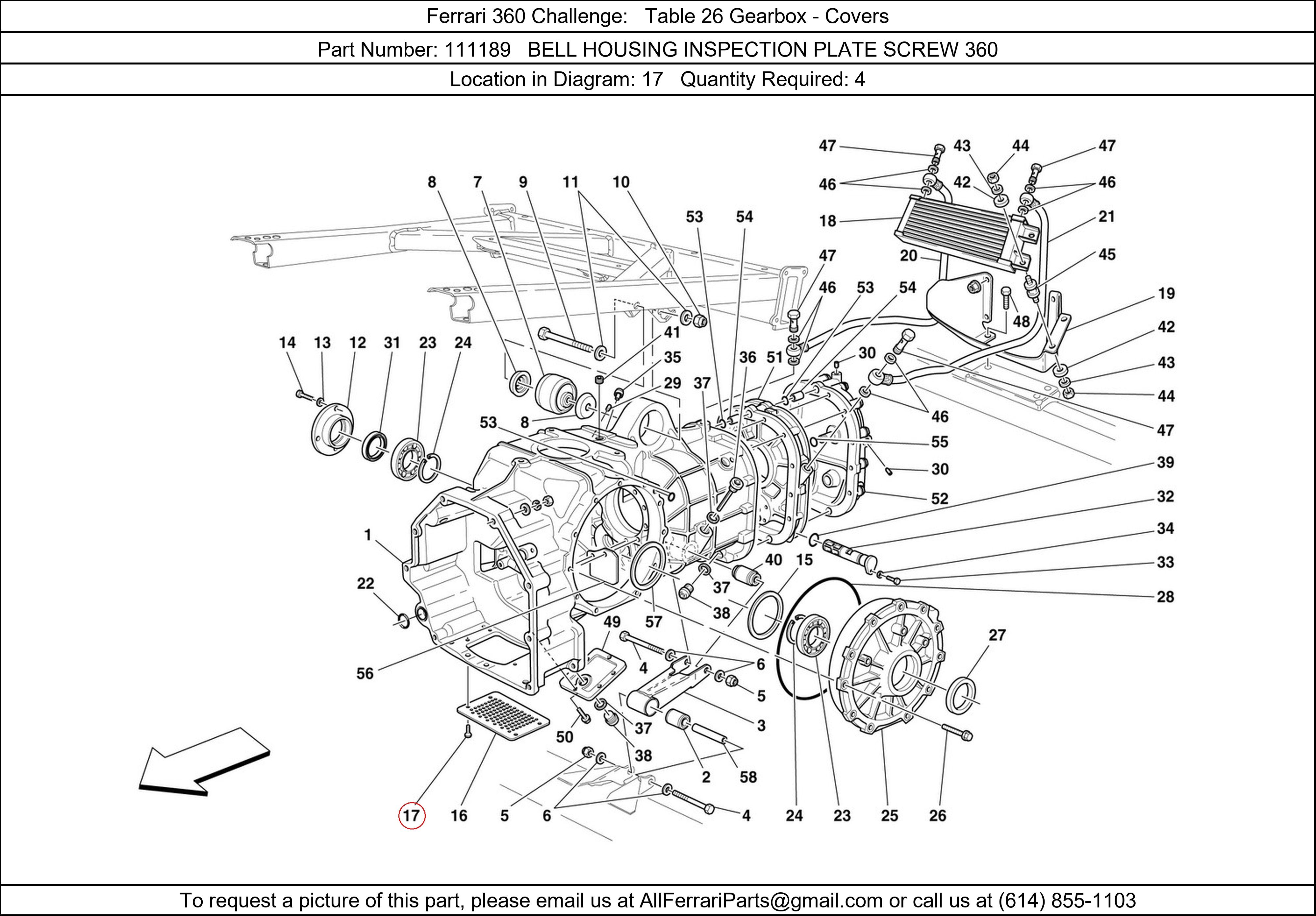 Ferrari Part 111189