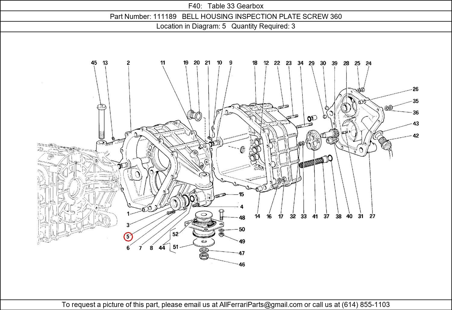 Ferrari Part 111189