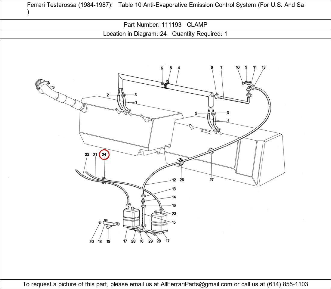 Ferrari Part 111193