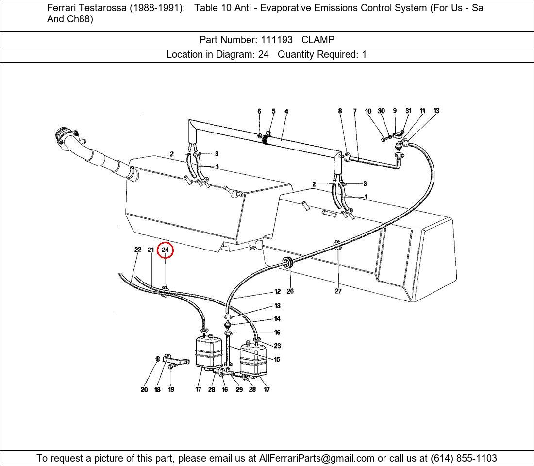 Ferrari Part 111193