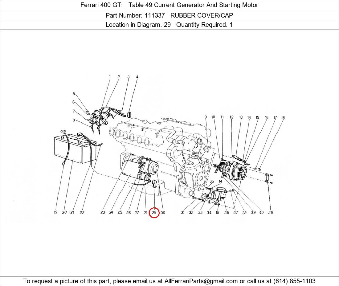 Ferrari Part 111337