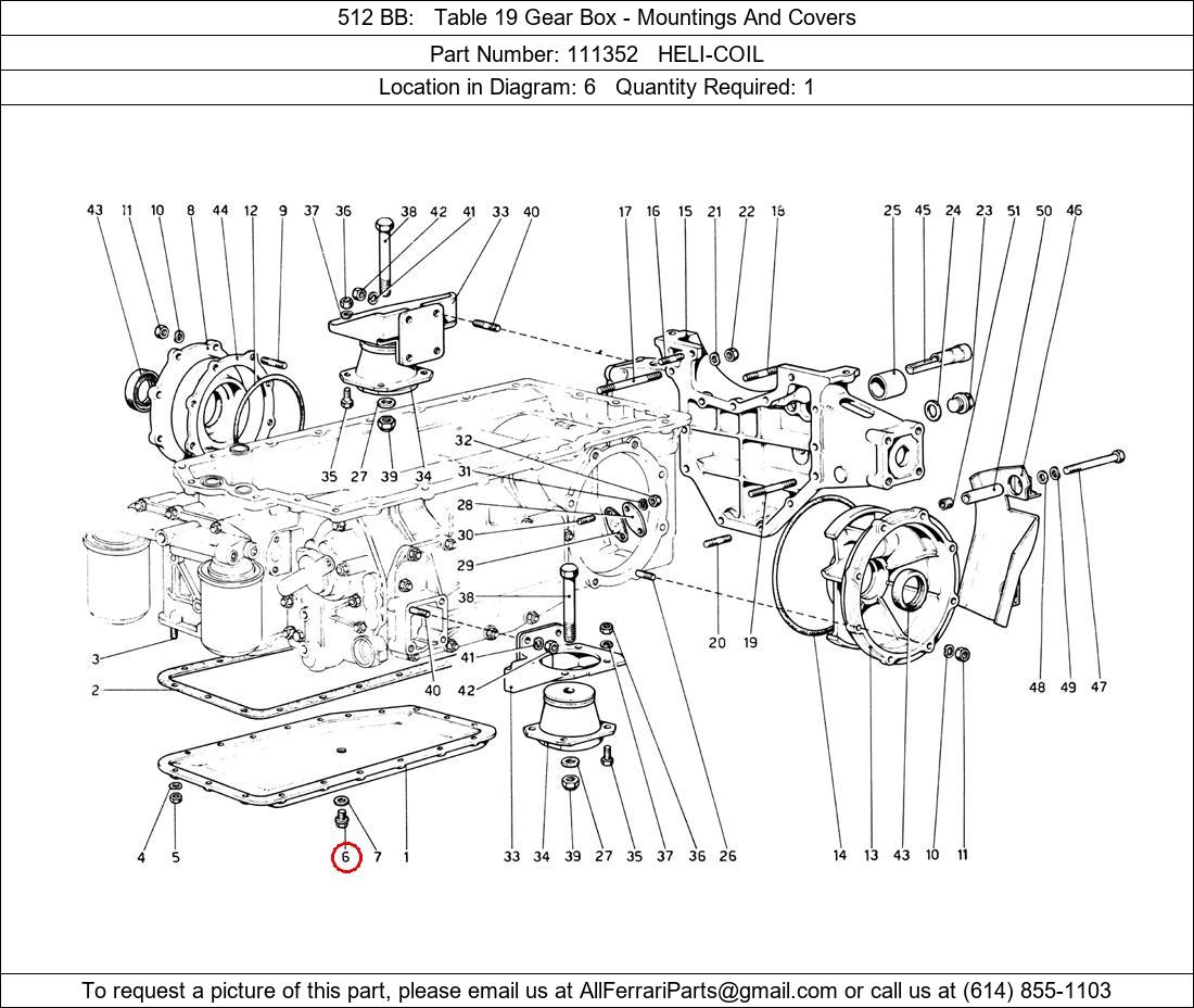 Ferrari Part 111352