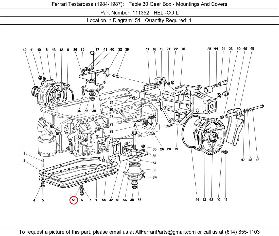 Ferrari Part 111352