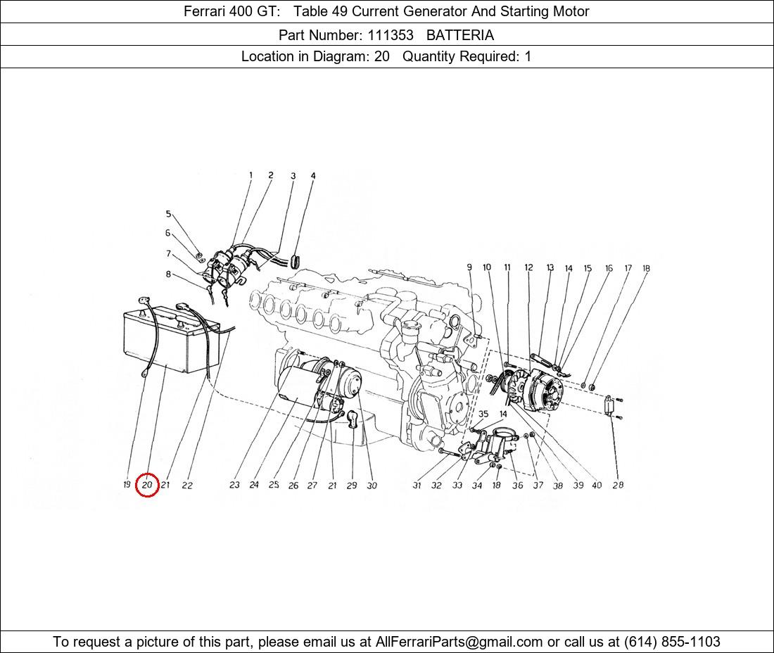 Ferrari Part 111353