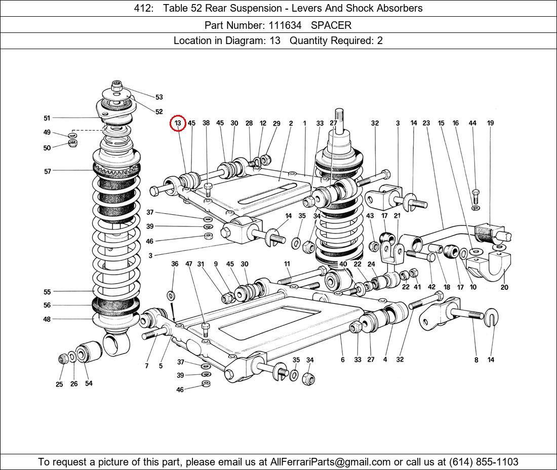 Ferrari Part 111634