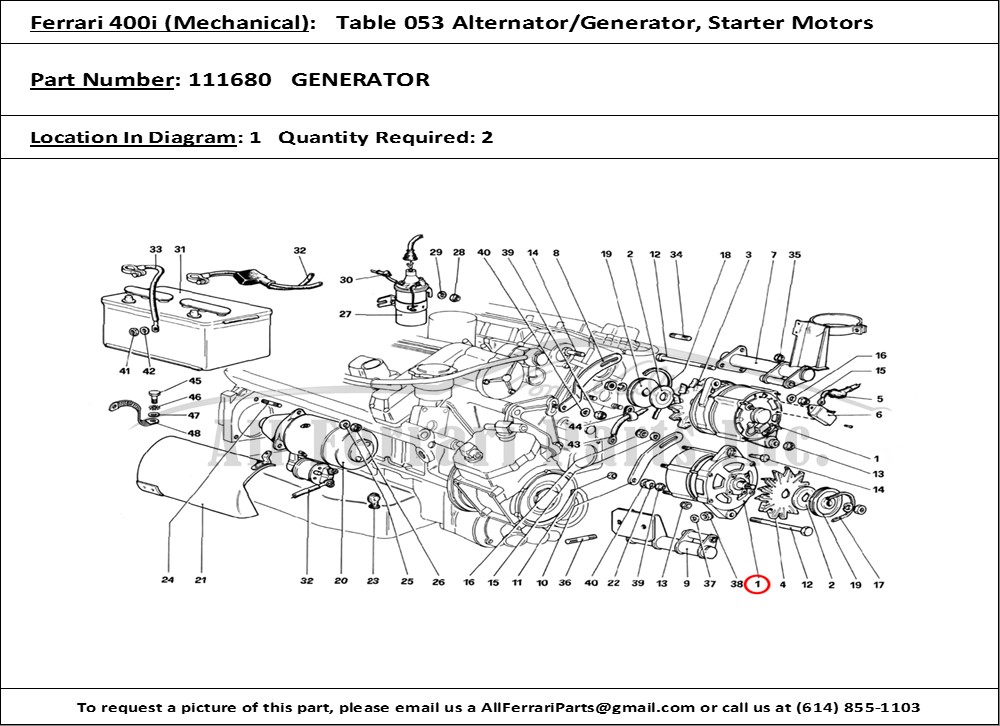 Ferrari Part 111680