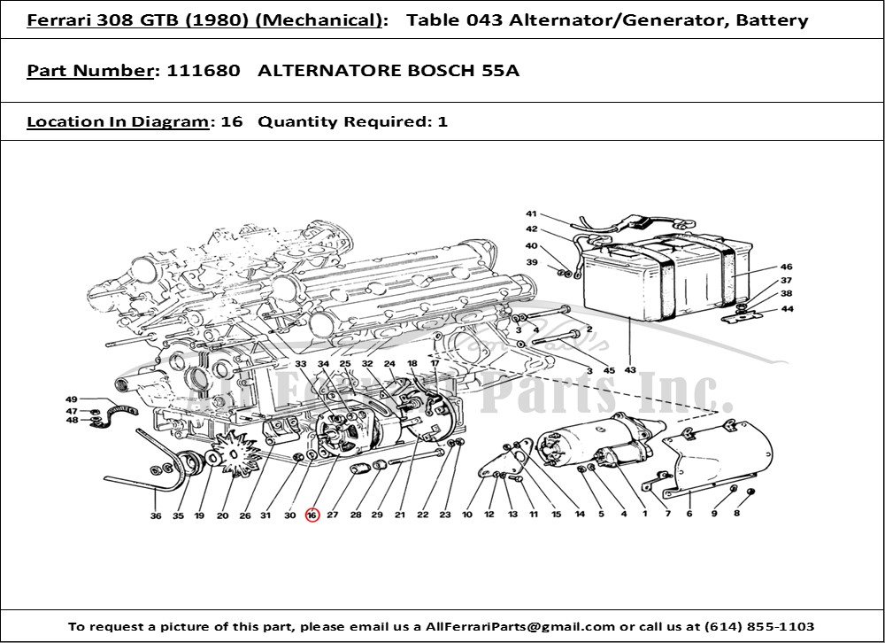 Ferrari Part 111680