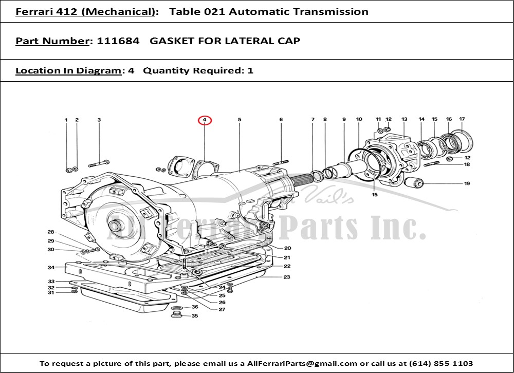 Ferrari Part 111684