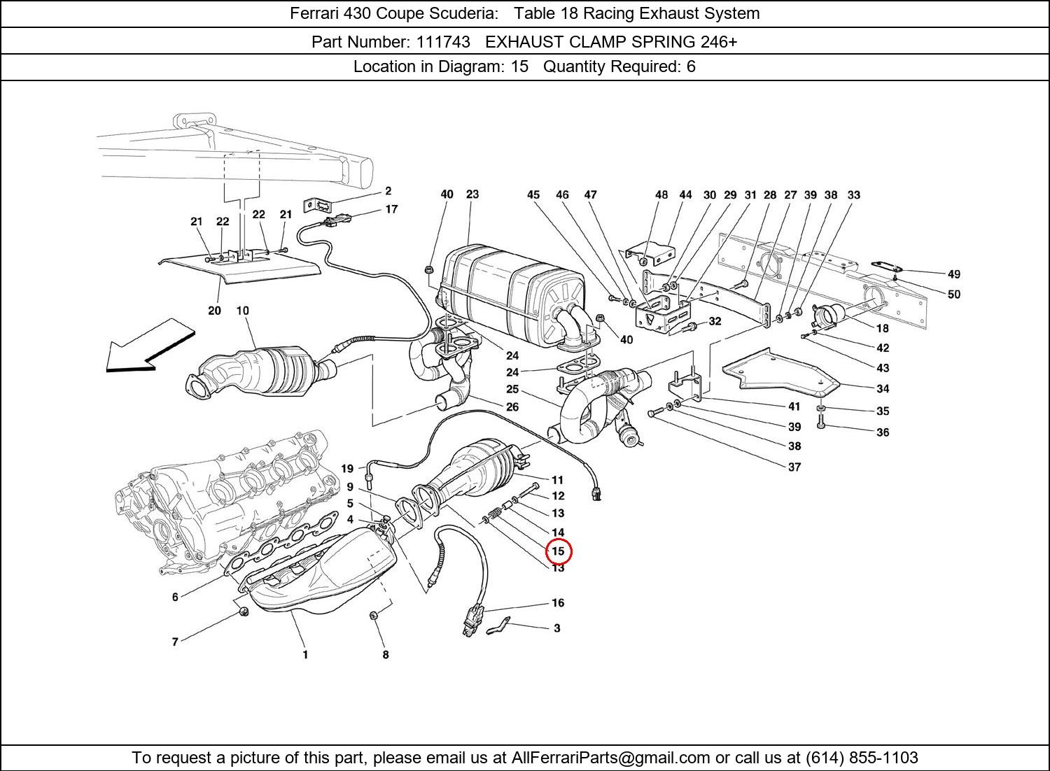 Ferrari Part 111743