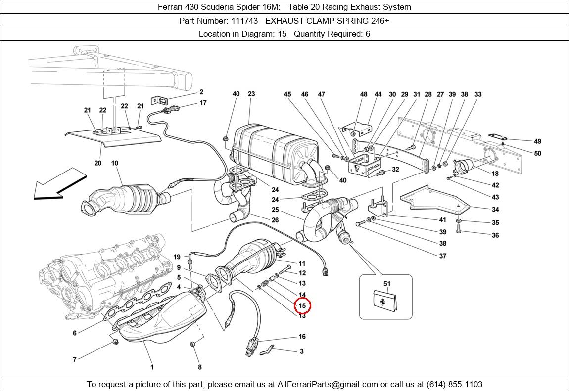 Ferrari Part 111743