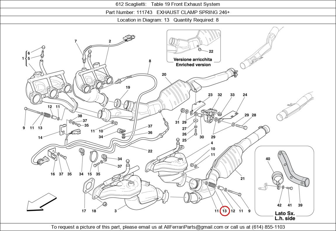 Ferrari Part 111743