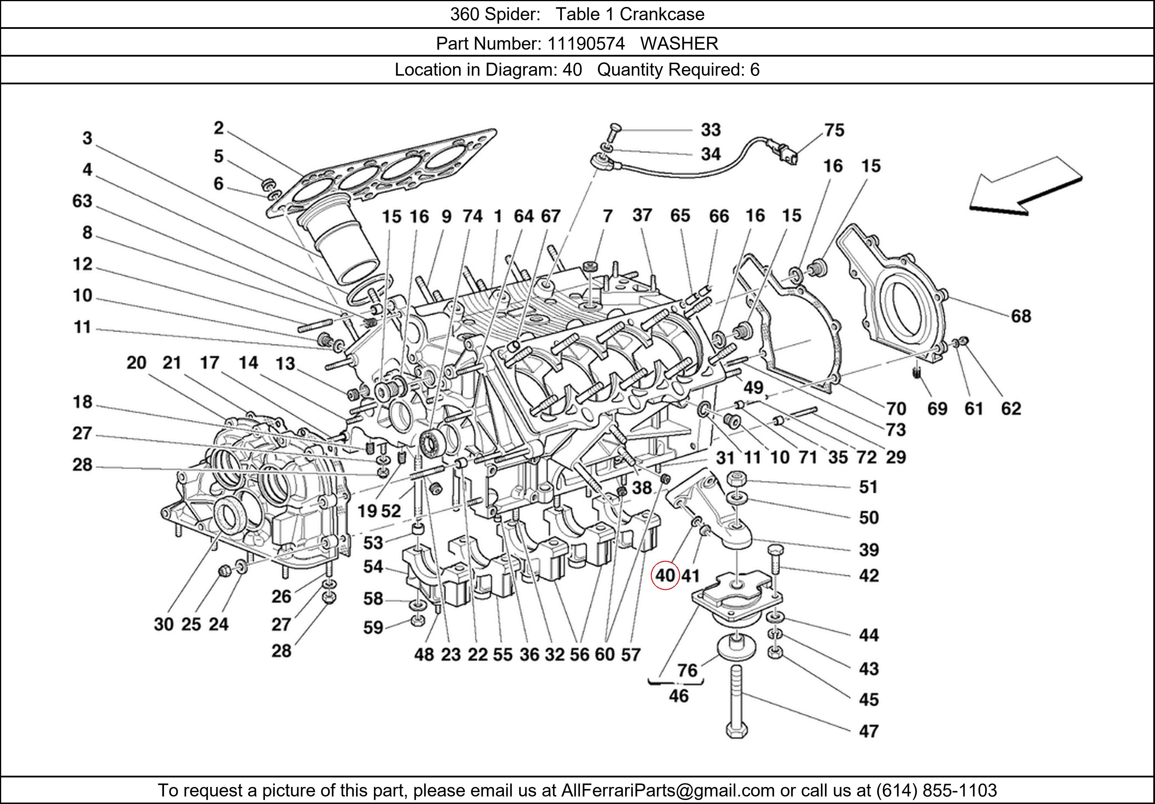 Ferrari Part 11190574