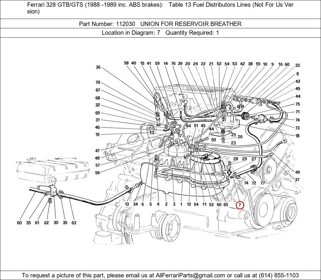 Ferrari Part 112030