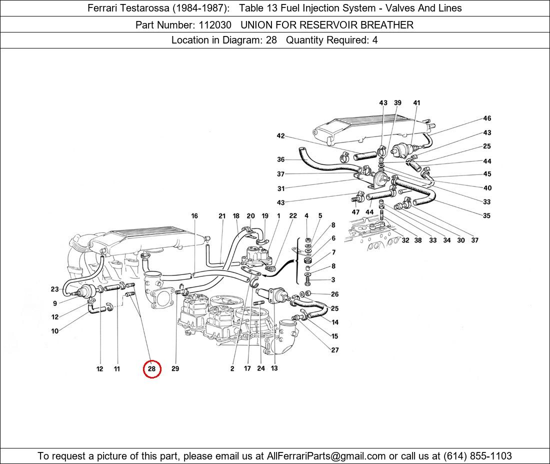 Ferrari Part 112030