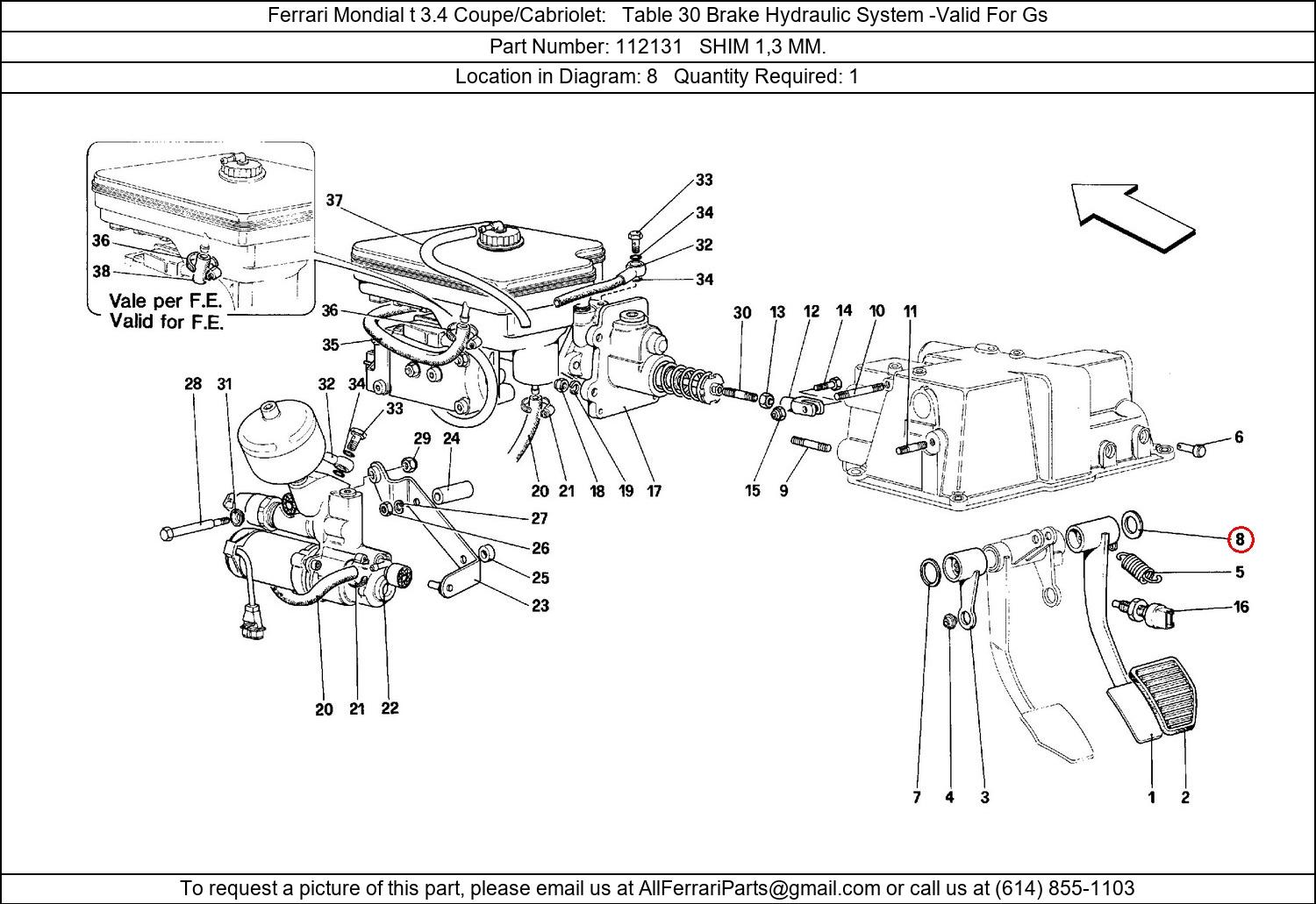 Ferrari Part 112131