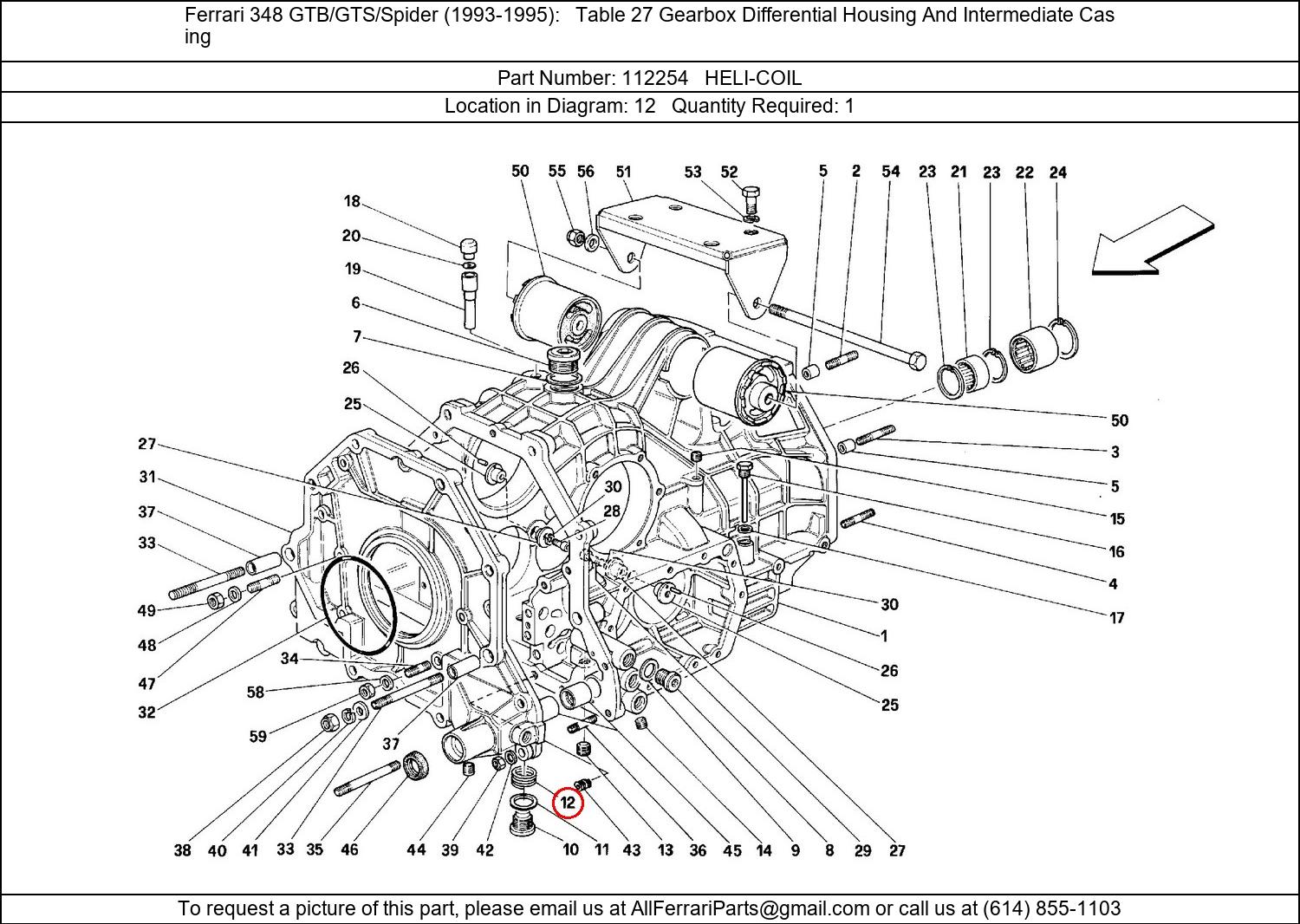 Ferrari Part 112254