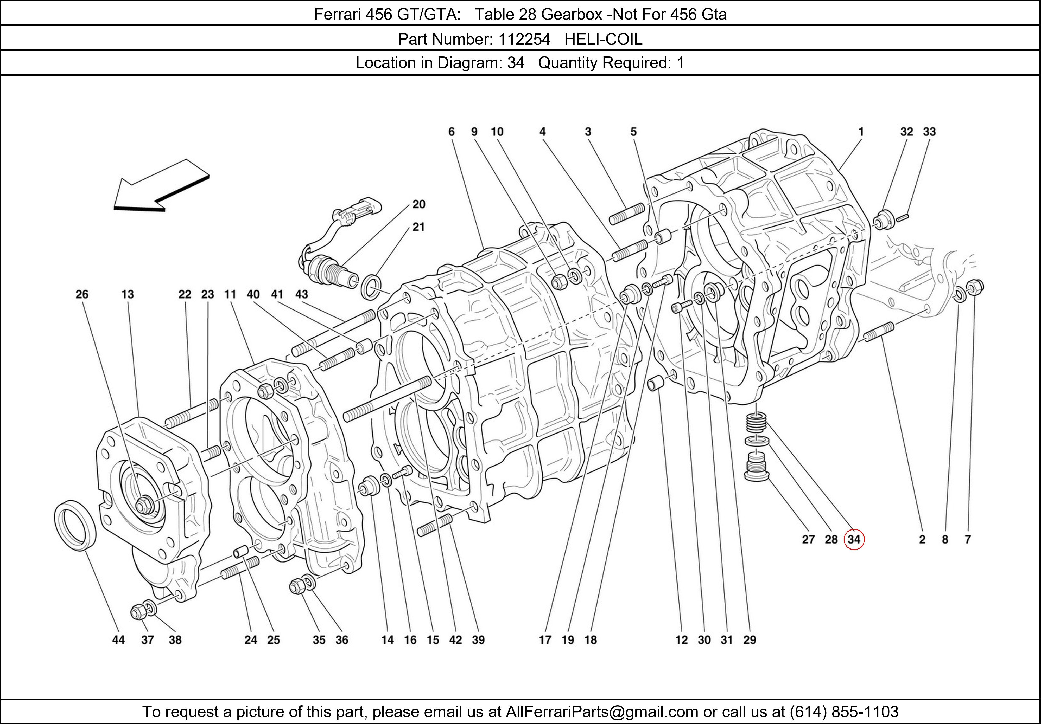 Ferrari Part 112254