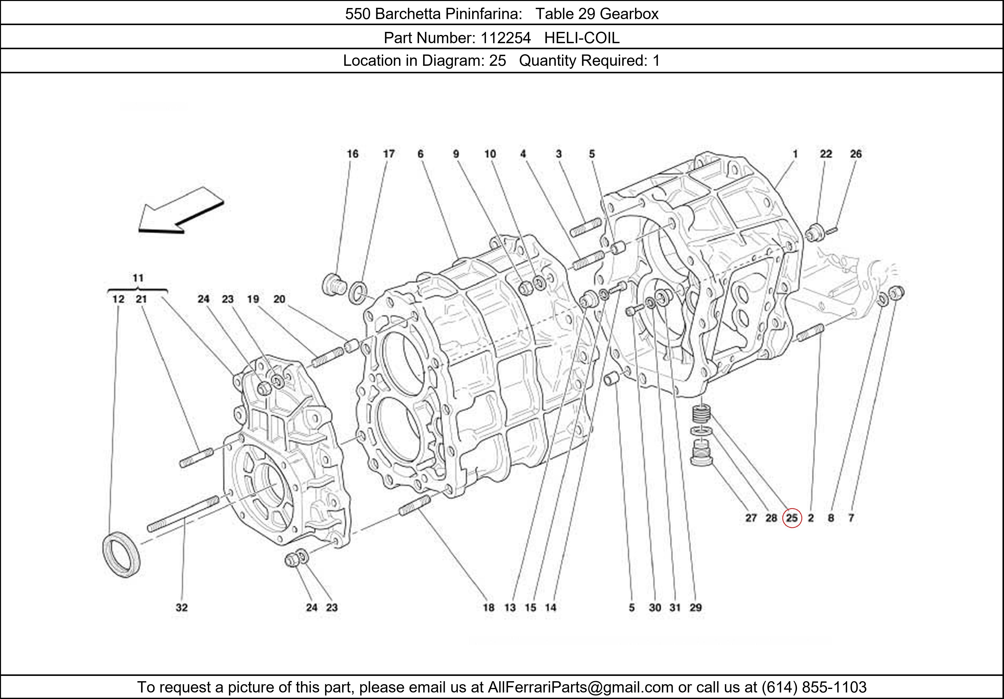 Ferrari Part 112254