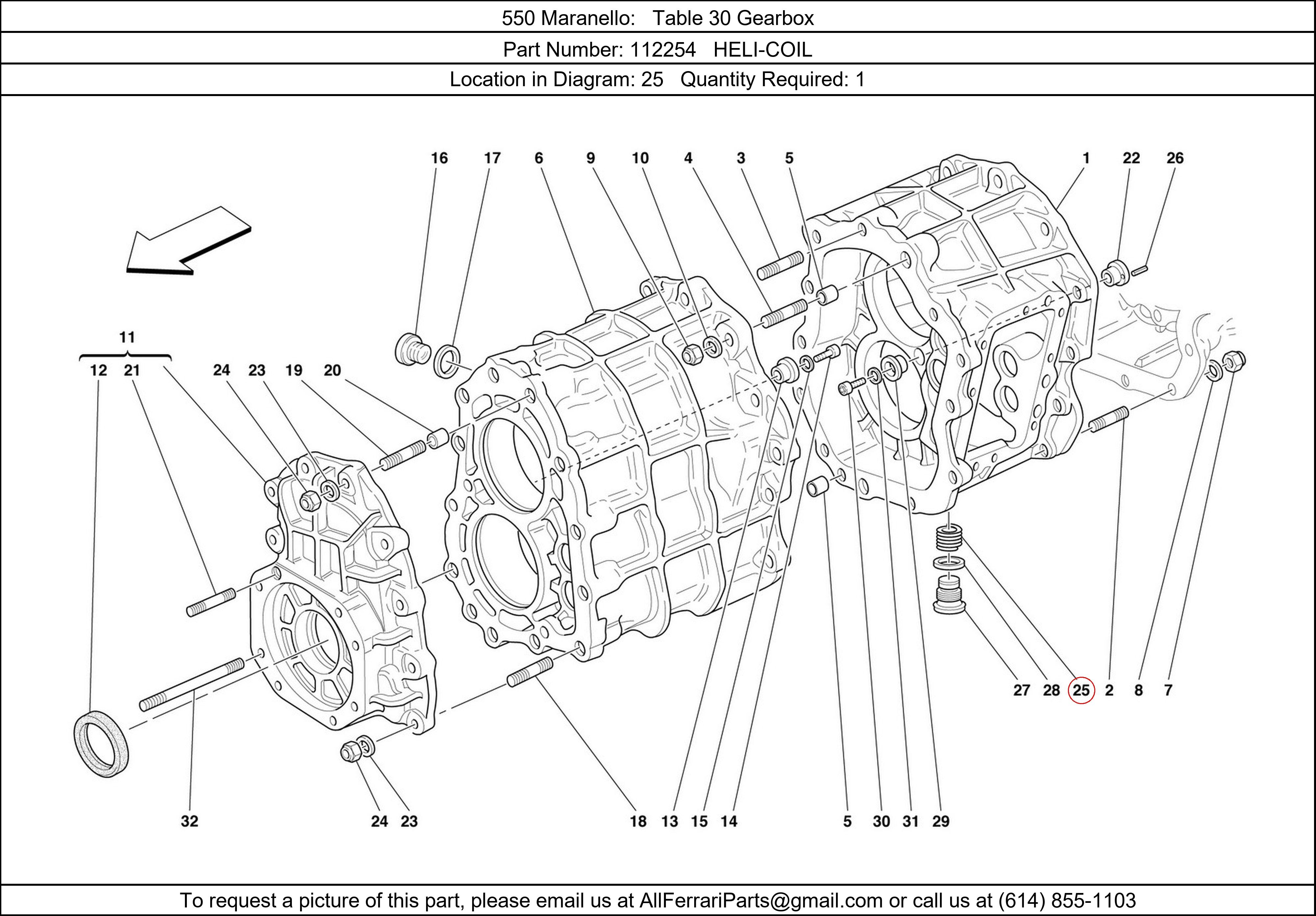 Ferrari Part 112254