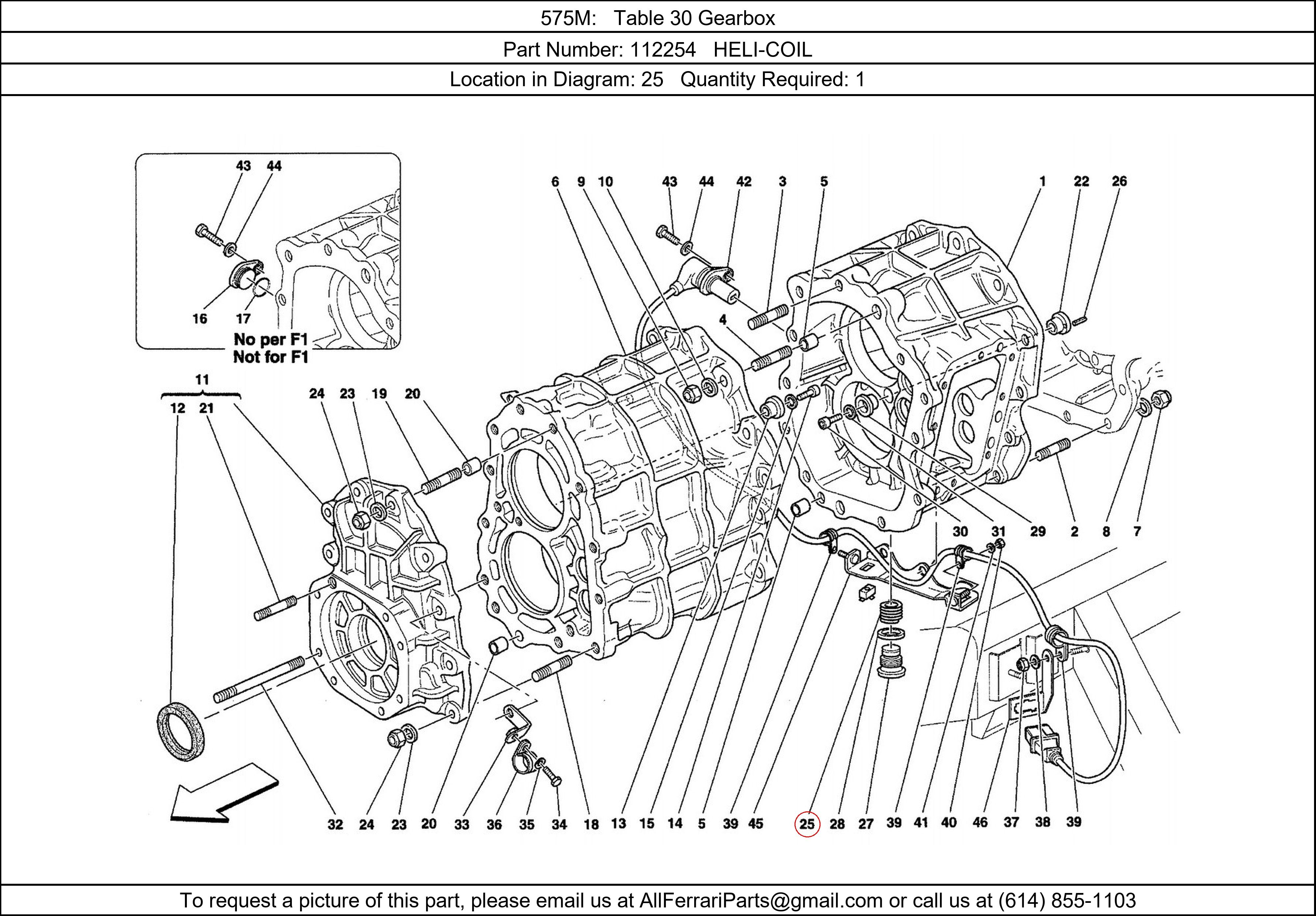 Ferrari Part 112254