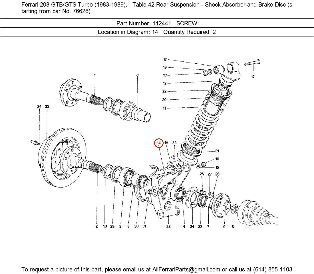 Ferrari Part 112441