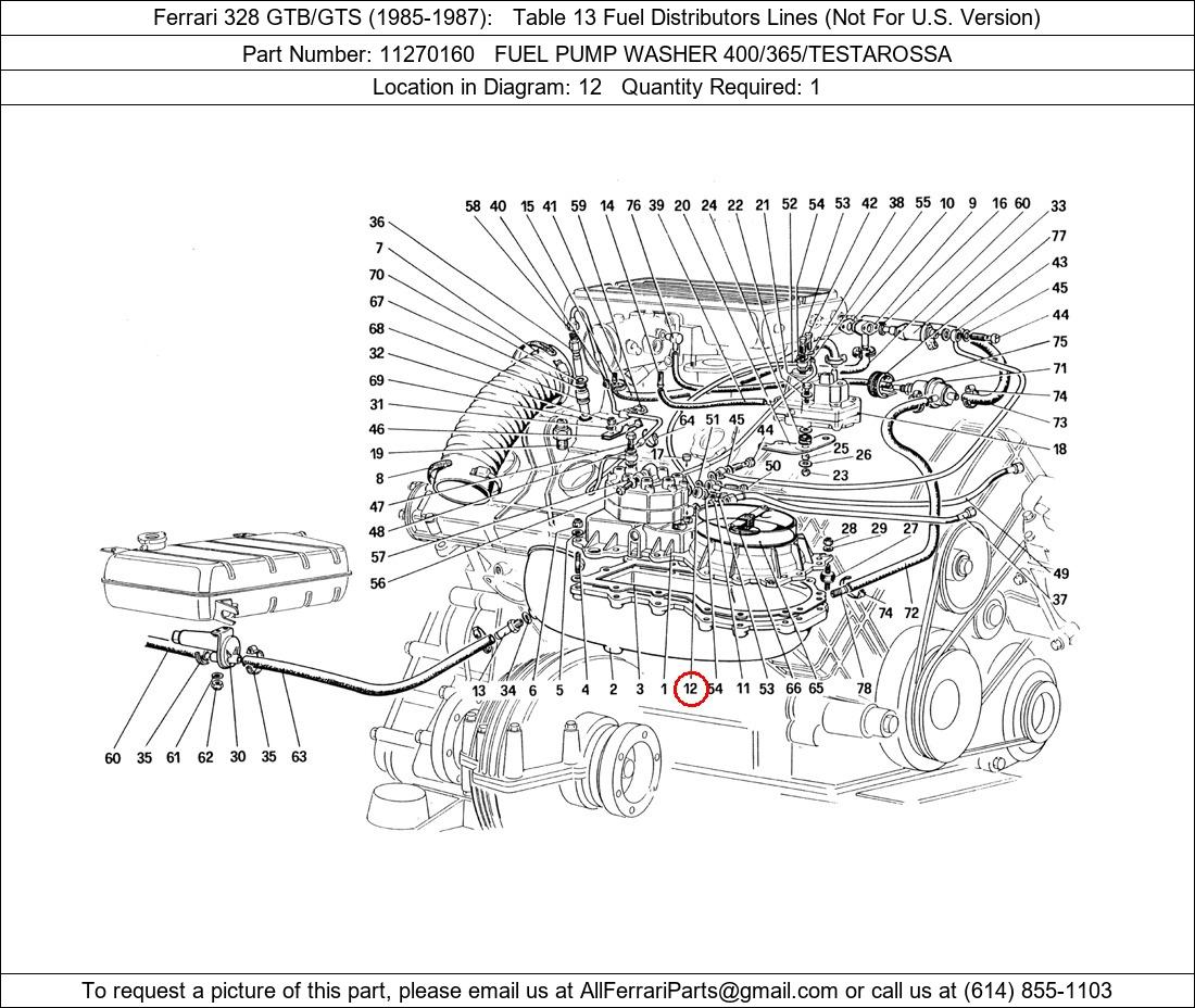 Ferrari Part 11270160